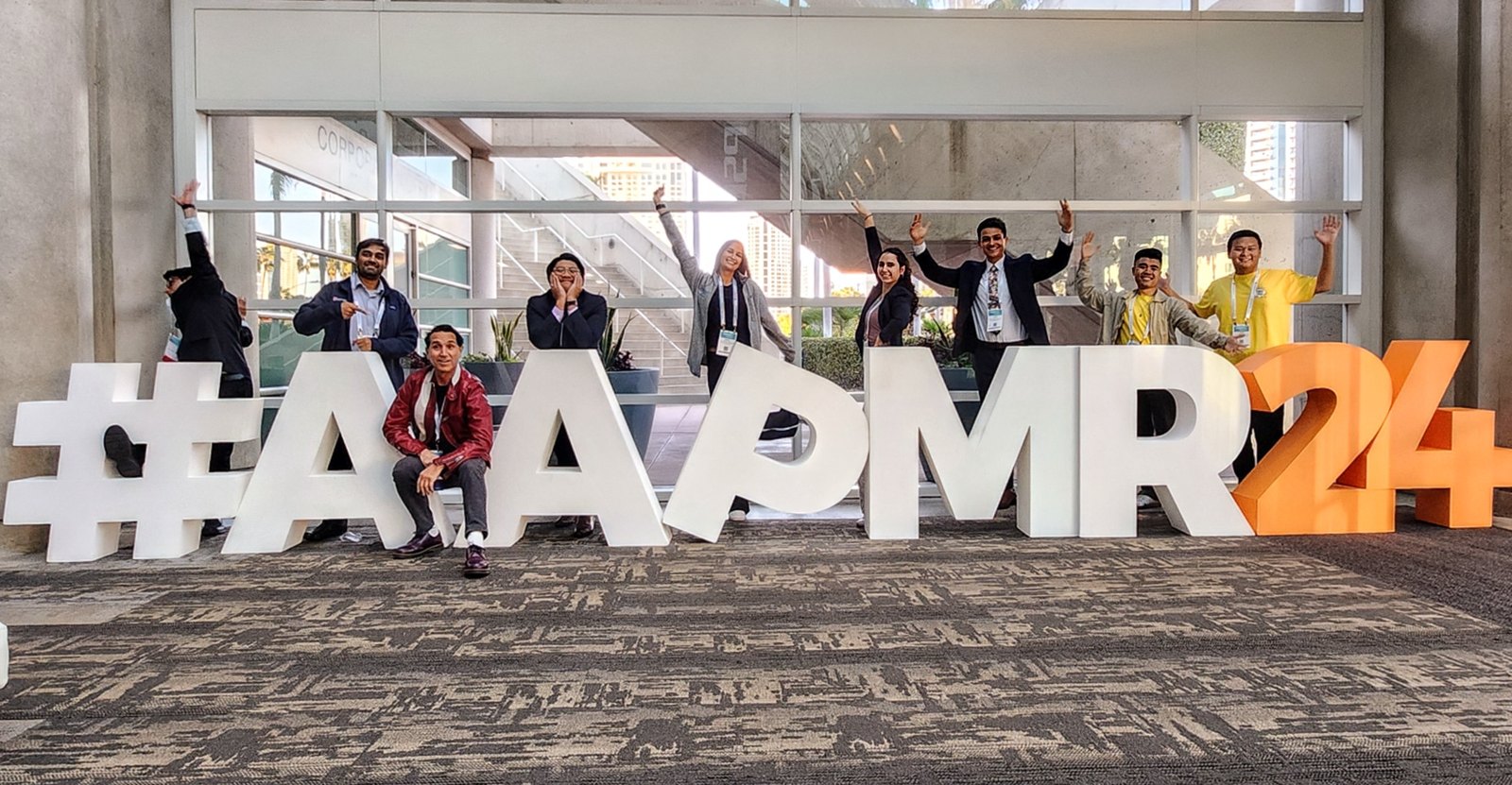 With the CUSM student delegation at the AAPM&R Annual Assembly